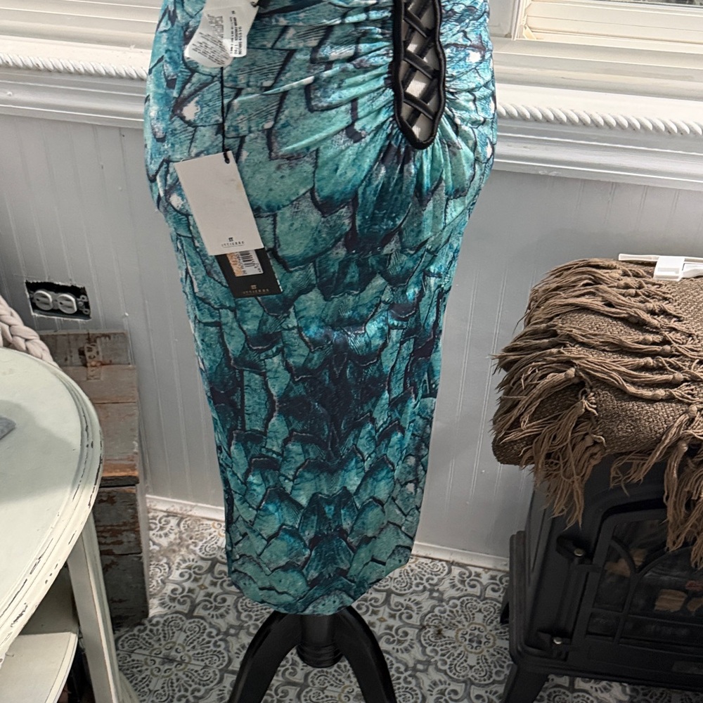 Robert Cavalli Just Cavalli Python print bodycon … - image 10